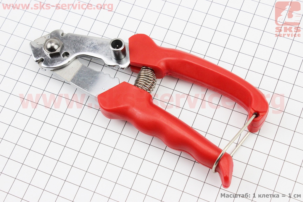 Кусачки KL-9750 для всіх вело тросів і сорочок (+обтискання кінцівки троса, ігла для вирівнювання краю)