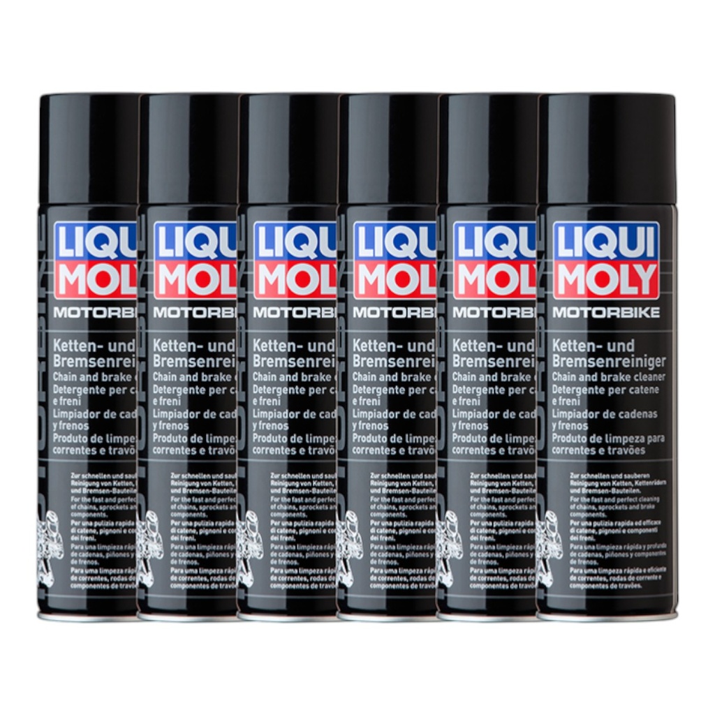 Засіб для очищення ланцюгів та гальм мотоциклів, 500 мл, D-GB-I-E-P, коробка з 6 балончиками