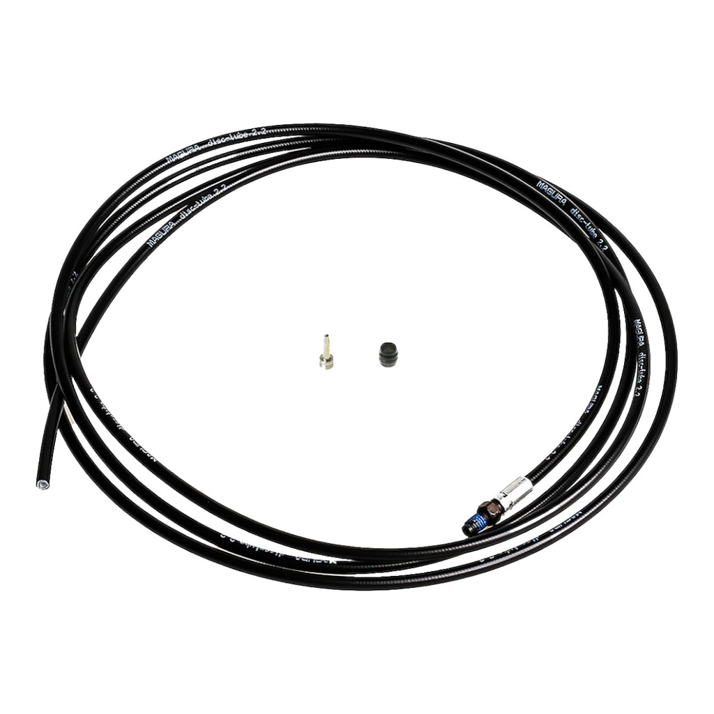 Гальмівна трубка дискового гальма, пряма M6 - 0°, 2500 мм