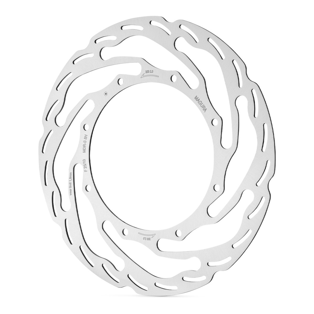 Ротор MDR-S 2.0, 8 отворів, Ø 203 мм