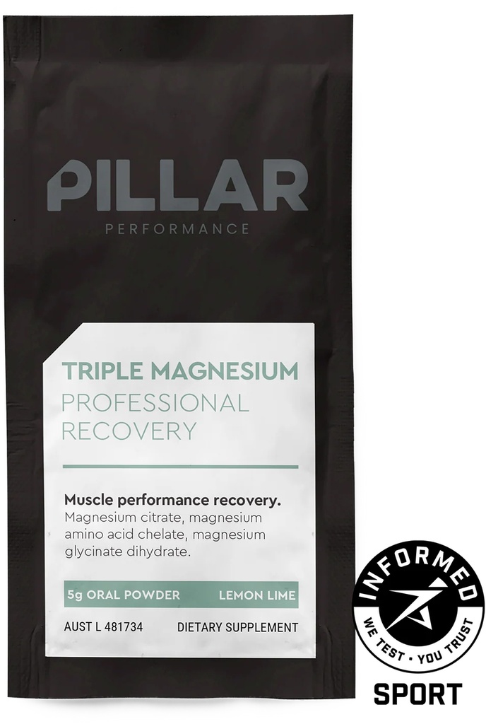 Магний PILLAR Performance Triple Magnesium саше лимон-лайм